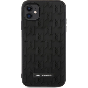 Kup Karl Lagerfeld Apple Tasche KLHCN61RUPKLPK iPhone 11/XR Hartschale schwarz/schwarz 3D Monogram - KLD1607 - {ean13} - Sklep Home Screen
