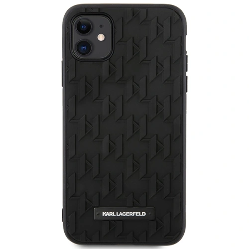Kup Karl Lagerfeld Apple Caz KLHCN61RUPKLPK iPhone 11/XR hardcase negru/negru 3D Monogram - KLD1607 - {ean13} - Sklep Home Screen