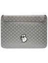 Etui Karl Lagerfeld Sleeve KLCS14SAKHPCG 14 palců stříbrný/silver Saffiano Monogram Choupette