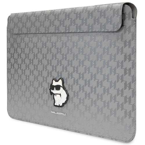 Buy Karl Lagerfeld Sleeve KLCS14SAKHPCG 14 inch silver Saffiano Monogram Choupette - KLD1608 - {ean13} - Home Screen Store Europe
