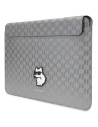 Buy Karl Lagerfeld Sleeve KLCS14SAKHPCG 14 inch silver Saffiano Monogram Choupette - KLD1608 - {ean13} - Home Screen Store Europe