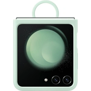 Kup Etui Samsung Galaxy Z Flip 5 EF-PF731TMEGWW zelený/ocean green silikonový kryt s kroužkem - SMG922 - {ean13} - Sklep Home Screen
