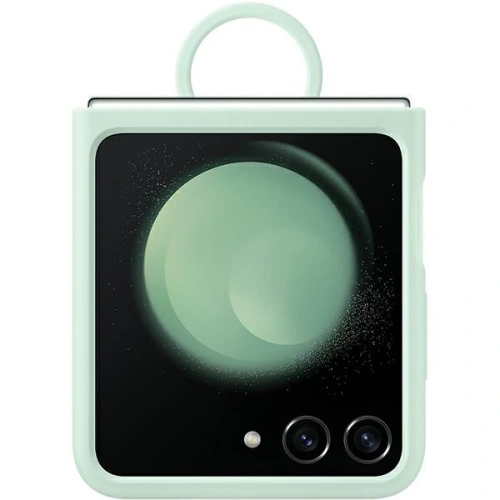 Kup Etui Samsung Galaxy Z Flip 5 EF-PF731TMEGWW zelený/ocean green silikonový kryt s kroužkem - SMG922 - {ean13} - Sklep Home Screen
