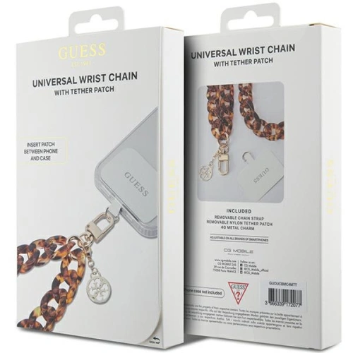 Buy Guess GUOUCBMC4MT Universal Big Hand Strap Acetate Acrylic 4G Charm - GUE2682 - {ean13} - Home Screen Store Europe