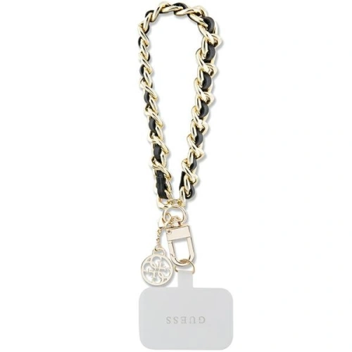 Kup Pasek Guess GUOUCHSAMC4K Univerzální rukojeť černá/black Saffiano Chain 4G Charm - GUE2683 - {ean13} - Sklep Home Screen