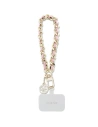 Guess Curea GUOUCHSAMC4P Curea de mână universală roz / roz Saffiano Chain 4G Charm