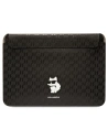 Karl Lagerfeld Sleeve KLCS14SAKHPCK 14 inch black Saffiano Monogram Choupette