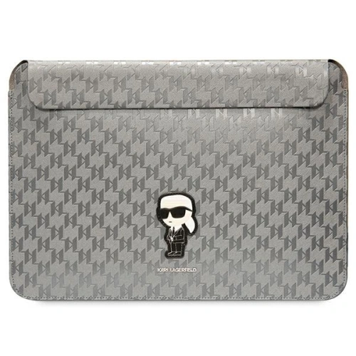 Kup Etui Karl Lagerfeld Sleeve KLCS14SAKHPKG 14 palců stříbrný/silver Saffiano Monogram Ikonik - KLD1610 - {ean13} - Sklep Home Screen