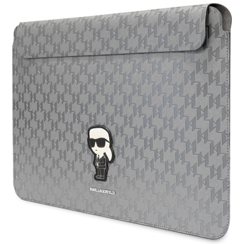 Kup Etui Karl Lagerfeld Sleeve KLCS14SAKHPKG 14 palců stříbrný/silver Saffiano Monogram Ikonik - KLD1610 - {ean13} - Sklep Home Screen