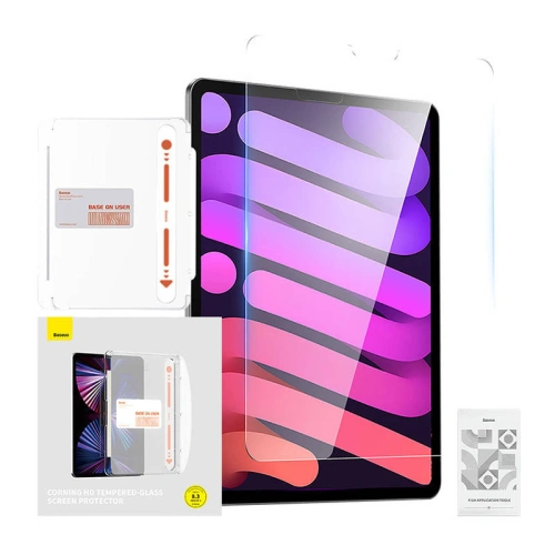Kup Baseus Apple Gehärtetes Glas iPad mini 2021 (6. Generation) / iPad mini 8.3" 2024 7gen - BSU4550 - {ean13} - Sklep Home Screen