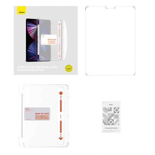 Kup Szkło hartowane Baseus Apple iPad Air 10.9 2020/2022 (4. i 5. gen) / iPad Pro 11 2018/2020/2021/2022 (1., 2., 3. i 4. gen) / iPad Air 11 2024 (6. generacji) - BSU4553 - {ean13} - Sklep Home Screen