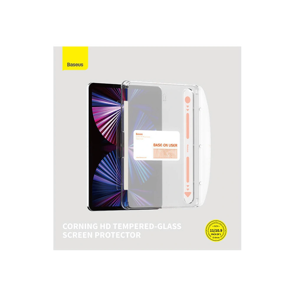 Szkło hartowane Baseus Apple iPad Air 10.9 2020/2022 (4. i 5. gen) / iPad Pro 11 2018/2020/2021/2022 (1., 2., 3. i 4. gen) / iPad Air 11 2024 (6. generacji)