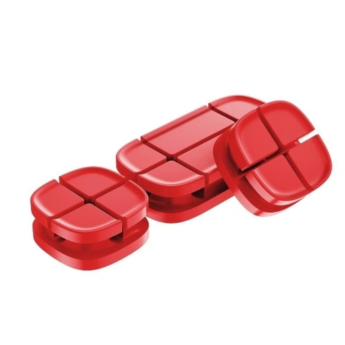 Buy Baseus Cross Peas Cable Organiser Red - BSU133RED - {ean13} - Home Screen Store Europe