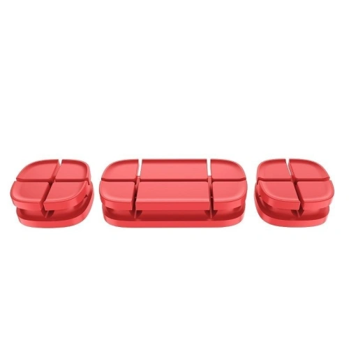 Buy Baseus Cross Peas Cable Organiser Red - BSU133RED - {ean13} - Home Screen Store Europe