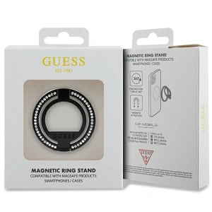 Kup Guess Fingerhalter MagSafe Ring Stand GUMRSALDGK schwarz/schwarz Strass - GUE2686 - {ean13} - Sklep Home Screen