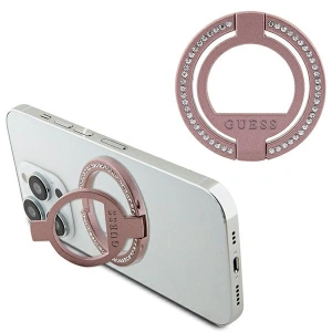 Kup Uchwyt na palec Guess MagSafe Ring Stand GUMRSALDGP růžový/pink Rhinestone - GUE2687 - {ean13} - Sklep Home Screen