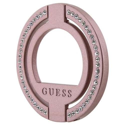 Kup Uchwyt na palec Guess MagSafe Ring Stand GUMRSALDGP růžový/pink Rhinestone - GUE2687 - {ean13} - Sklep Home Screen