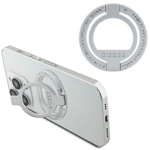 Kup Uchwyt na palec Guess MagSafe Ring Stand GUMRSALDGS stříbrný/silver Rhinestone - GUE2688 - {ean13} - Sklep Home Screen