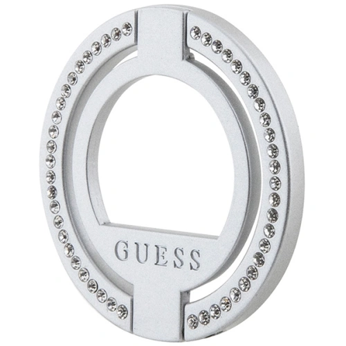 Kup Uchwyt na palec Guess MagSafe Ring Stand GUMRSALDGS stříbrný/silver Rhinestone - GUE2688 - {ean13} - Sklep Home Screen