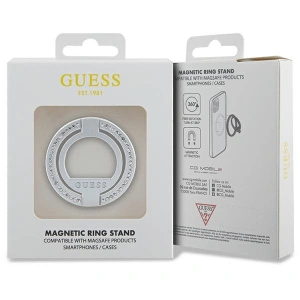 Kup Uchwyt na palec Guess MagSafe Ring Stand GUMRSALDGS stříbrný/silver Rhinestone - GUE2688 - {ean13} - Sklep Home Screen