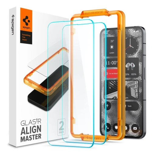 Buy Spigen GLAS.tR AlignMaster Nothing Phone 2 Clear [2 PACK] - SPN2922 - {ean13} - Home Screen Store Europe