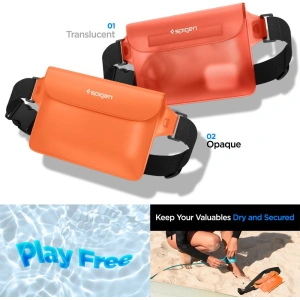 Kup Etui vodotěsné Spigen A620 Univerzální vodotěsná ledvinka Sunset Orange [2 PACK] - SPN2923 - {ean13} - Sklep Home Screen