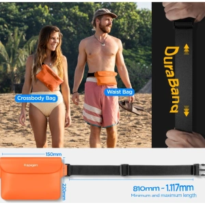 Kup Etui vodotěsné Spigen A620 Univerzální vodotěsná ledvinka Sunset Orange [2 PACK] - SPN2923 - {ean13} - Sklep Home Screen