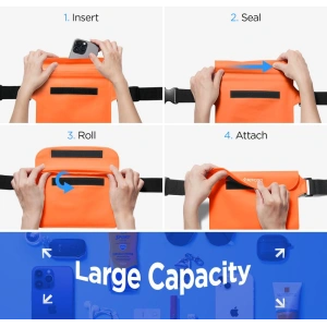Kup Etui vodotěsné Spigen A620 Univerzální vodotěsná ledvinka Sunset Orange [2 PACK] - SPN2923 - {ean13} - Sklep Home Screen
