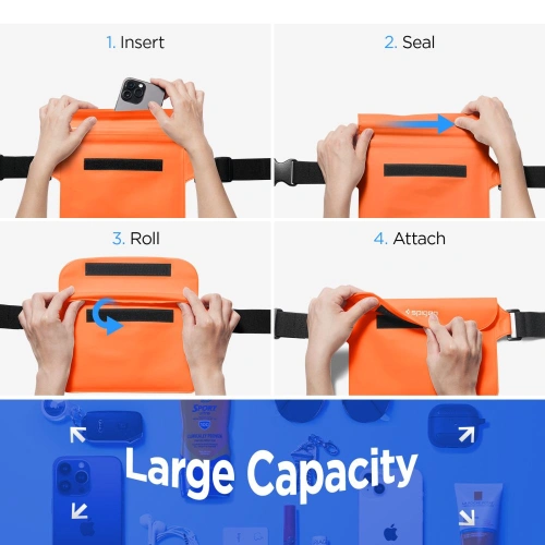 Kup Vízálló tok Spigen A620 Univerzális Vízálló Derék Táska Naplemente Narancs [2 PACK] - SPN2923 - {ean13} - Sklep Home Screen