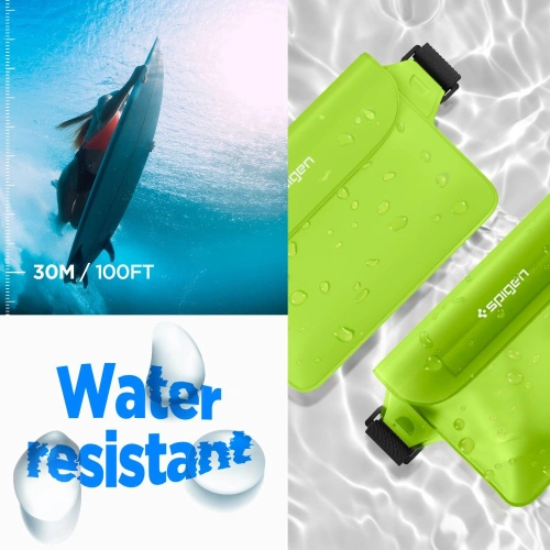 Kup Etui wodoszczelne Spigen A620 Universal Waterproof Waist Bag Cactus Green [2 PACK] - SPN2924 - {ean13} - Sklep Home Screen