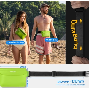 Kup Etui vodotěsné Spigen A620 Univerzální vodotěsná ledvinka Cactus Green [2 PACK] - SPN2924 - {ean13} - Sklep Home Screen