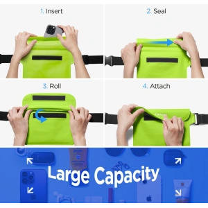 Kup Etui vodotěsné Spigen A620 Univerzální vodotěsná ledvinka Cactus Green [2 PACK] - SPN2924 - {ean13} - Sklep Home Screen