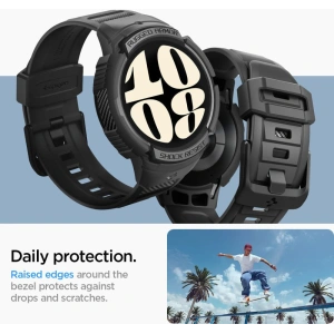 Kup Pasek Spigen Rugged Armor Pro Samsung Galaxy Watch 6 44mm Black - SPN2925 - {ean13} - Sklep Home Screen