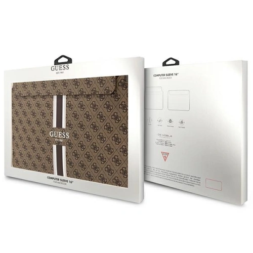 Kup Guess Case Sleeve GUCS16P4RPSW 16 inch maro/maro 4G dungi imprimate - GUE2694 - {ean13} - Sklep Home Screen