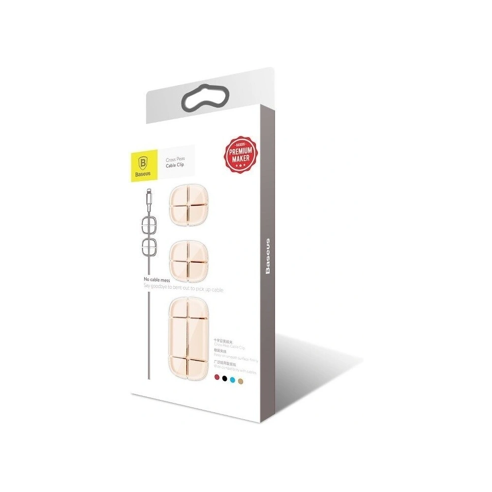 Organizer do kabli Cross Peas Baseus - brązowy