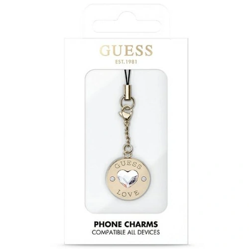 Kup Guess Anhänger GUCPMHGLD Phone Strap Heart Diamond Charm mit Strasssteinen - GUE2697 - {ean13} - Sklep Home Screen