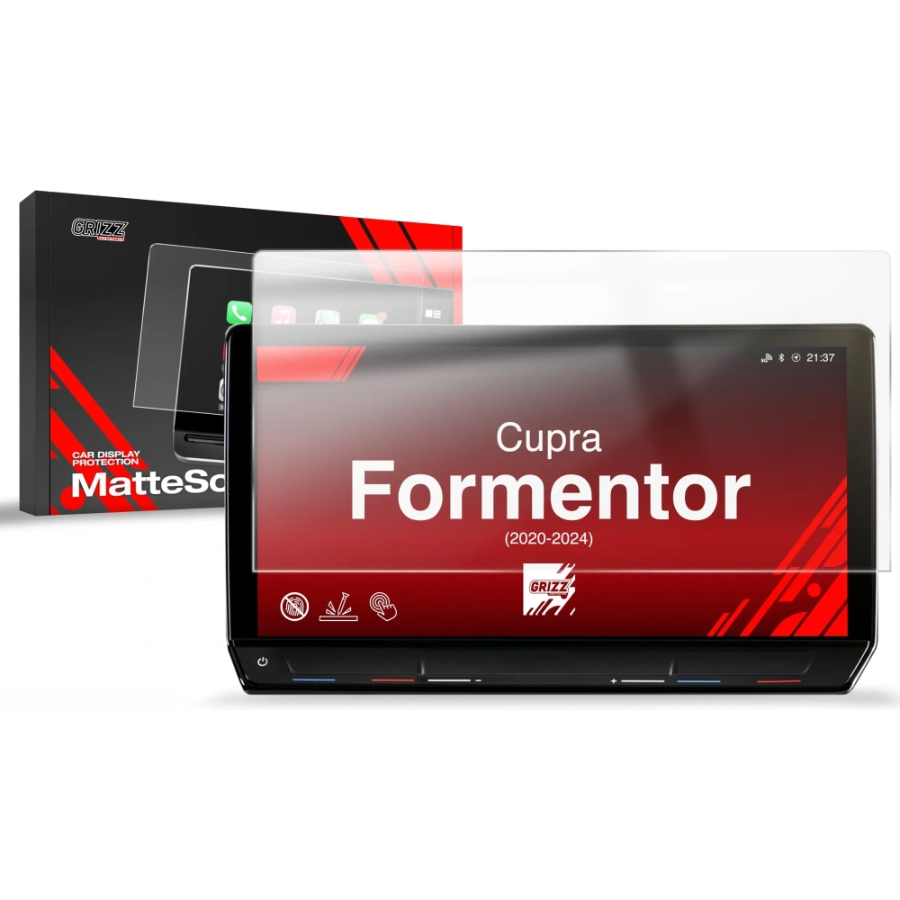 Folia matowa GrizzGlass CarDisplay Protection do Cupra Formentor 12" 2020-2024