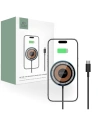 Vezeték nélküli töltő Tech-Protect Qi15W-A30 Magnetic Magsafe Wireless Charger Fekete