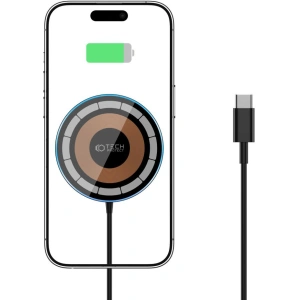 Kup Ładowarka bezprzewodowa Tech-Protect Qi15W-A30 Magnetic Magsafe Wireless Charger Black - THP2188 - {ean13} - Sklep Home Screen