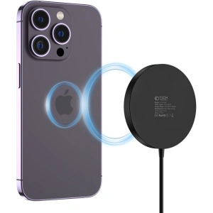 Kup Ładowarka bezprzewodowa Tech-Protect Qi15W-A30 Magnetic Magsafe Wireless Charger Black - THP2188 - {ean13} - Sklep Home Screen