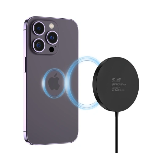 Buy Tech-Protect Qi15W-A30 Magnetic Magsafe Wireless Charger Black - THP2188 - {ean13} - Home Screen Store Europe