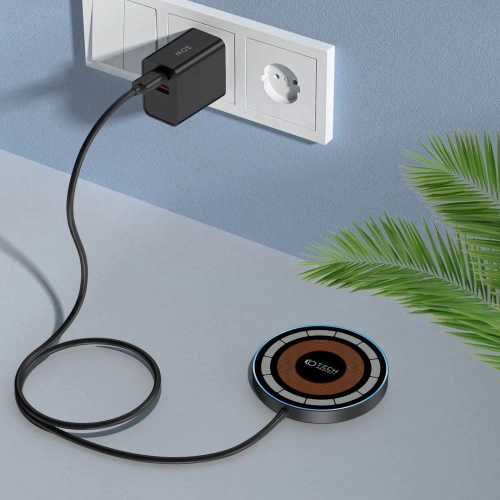 Kup Vezeték nélküli töltő Tech-Protect Qi15W-A30 Magnetic Magsafe Wireless Charger Fekete - THP2188 - {ean13} - Sklep Home Screen