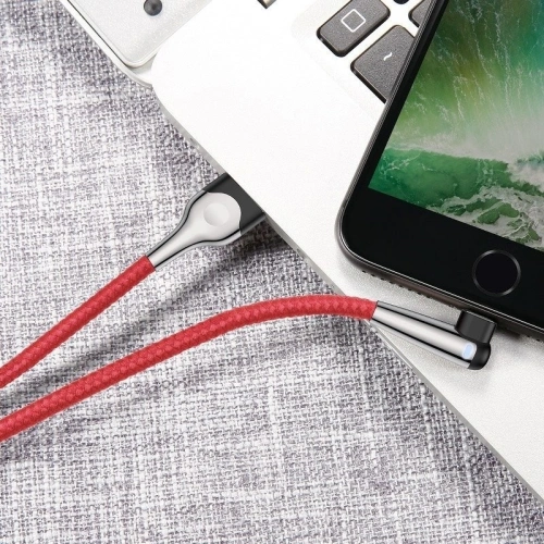 Kup Kábel Baseus USB Type-A Lightninghoz MVP 2.4A 1M - piros - BSU143RED - {ean13} - Sklep Home Screen