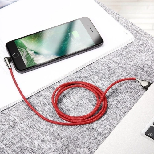 Kup Kábel Baseus USB Type-A Lightninghoz MVP 2.4A 1M - piros - BSU143RED - {ean13} - Sklep Home Screen