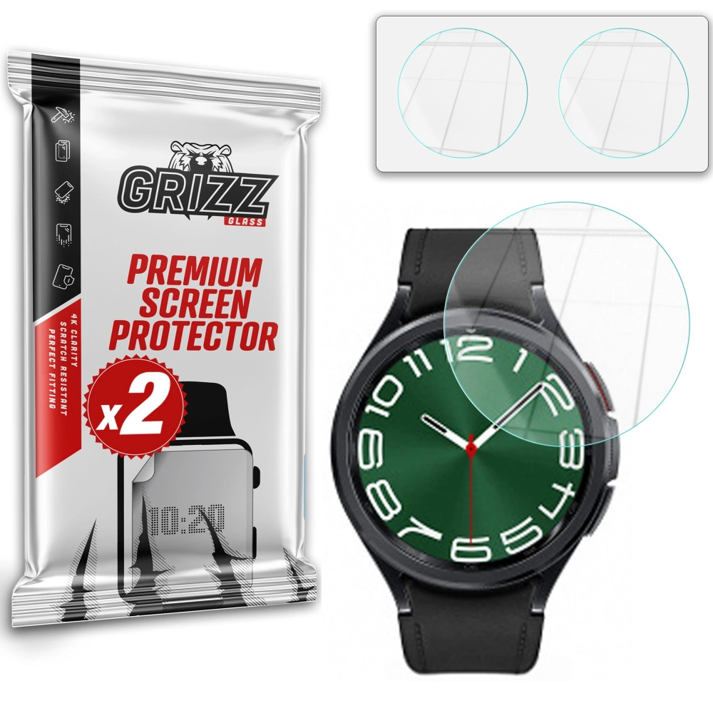 Szkło hybrydowe GrizzGlass HybridGlass do Samsung Galaxy Watch 6 Classic 43mm