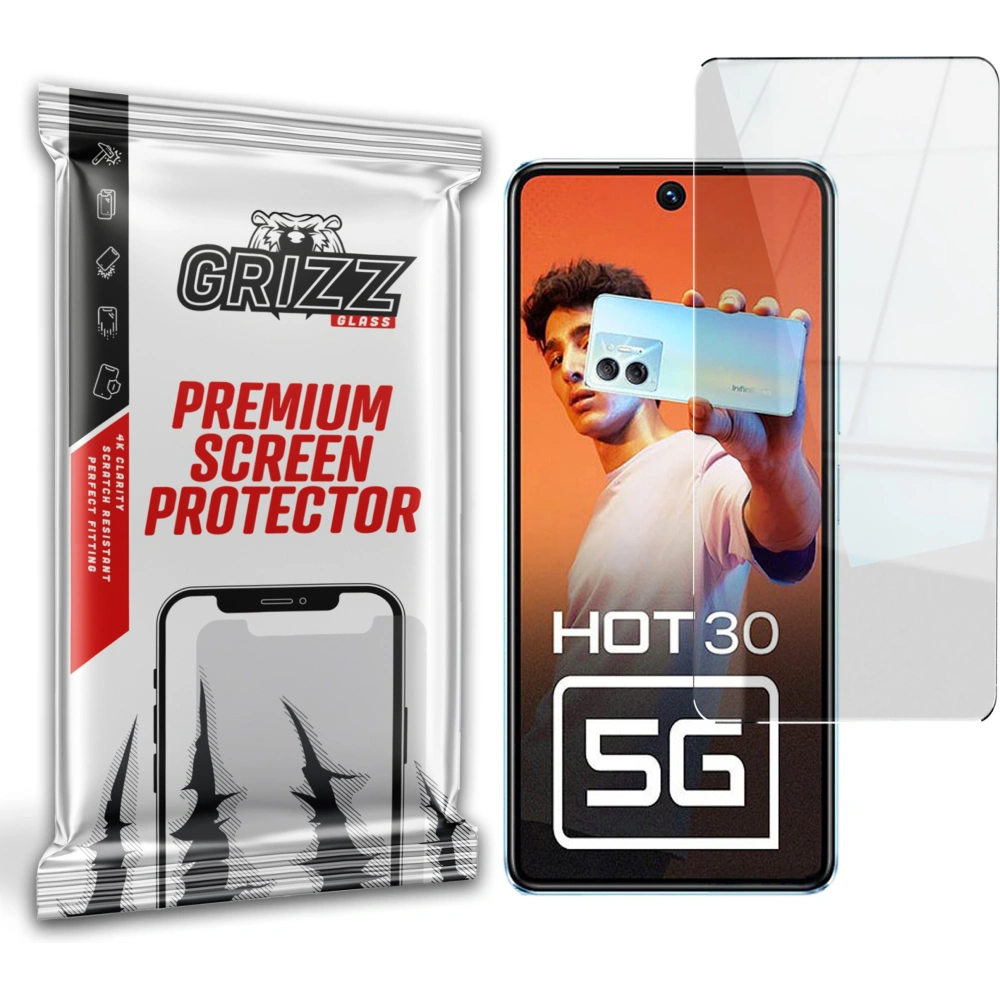 Szkło hybrydowe GrizzGlass HybridGlass do Infinix Hot 30 5G