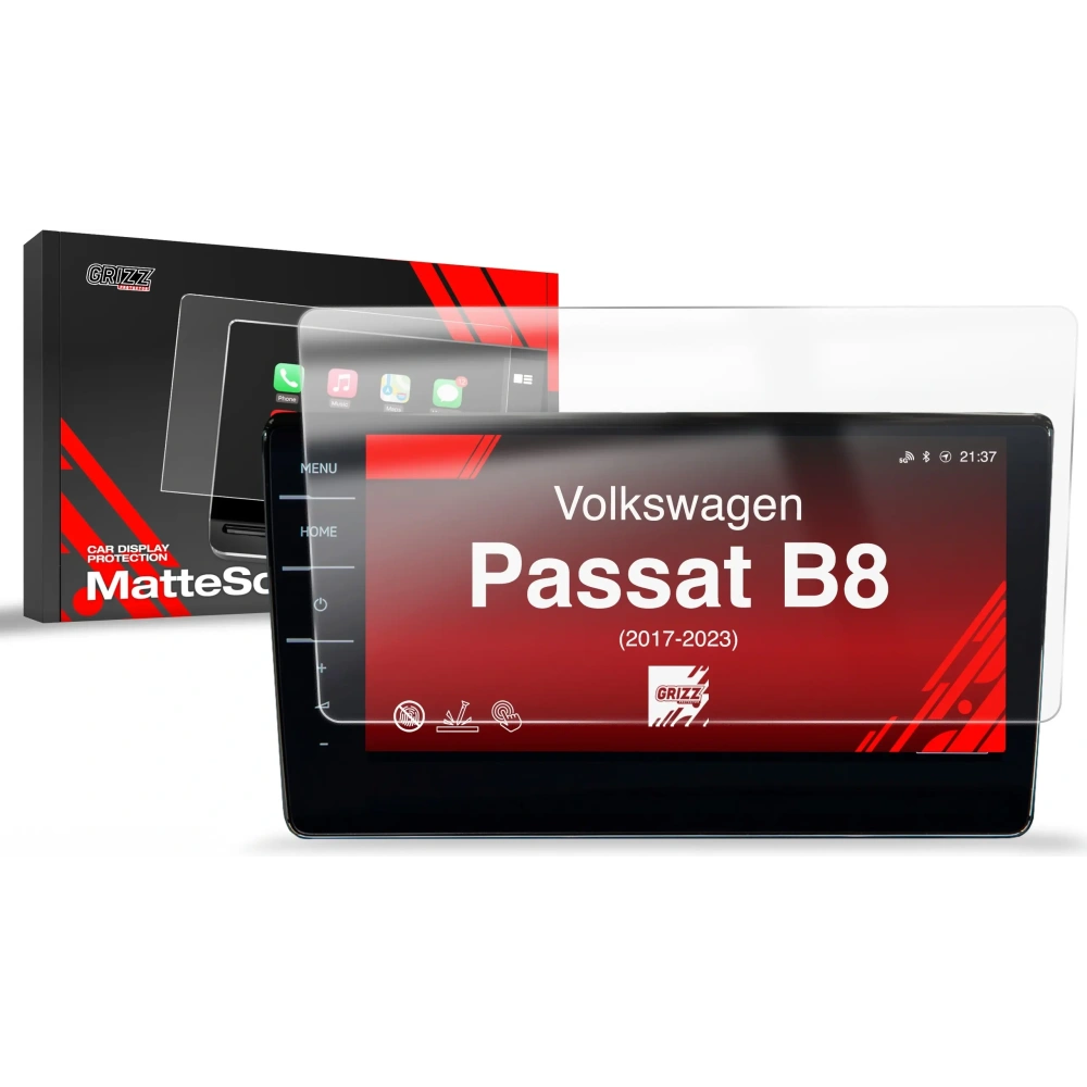 Folia matowa GrizzGlass CarDisplay Protection do Volkswagen VW Passat B8 Discover Pro (2017-2023)