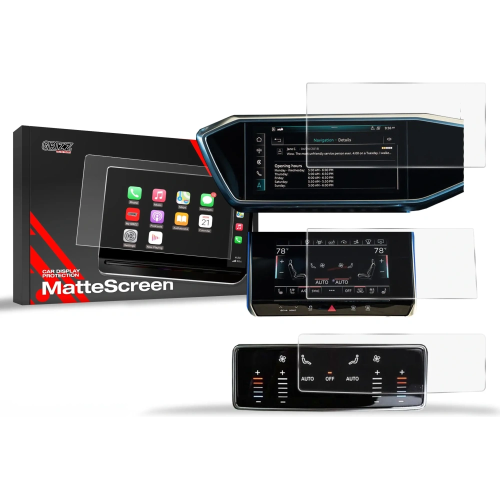 Folia matowa GrizzGlass CarDisplay Protection do Audi A7 C8 2018-2025 [3w1]