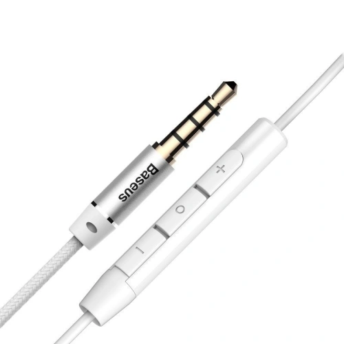 Buy Baseus Encok H06 Wired Headphones White - BSU159SLV - {ean13} - Home Screen Store Europe