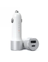 Ładowarka samochodowa Satechi car charger 72W, USB-C, PD, USB-A (srebrny)